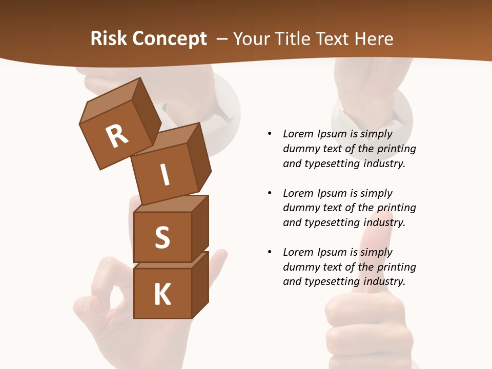 Caucasian People Three PowerPoint Template