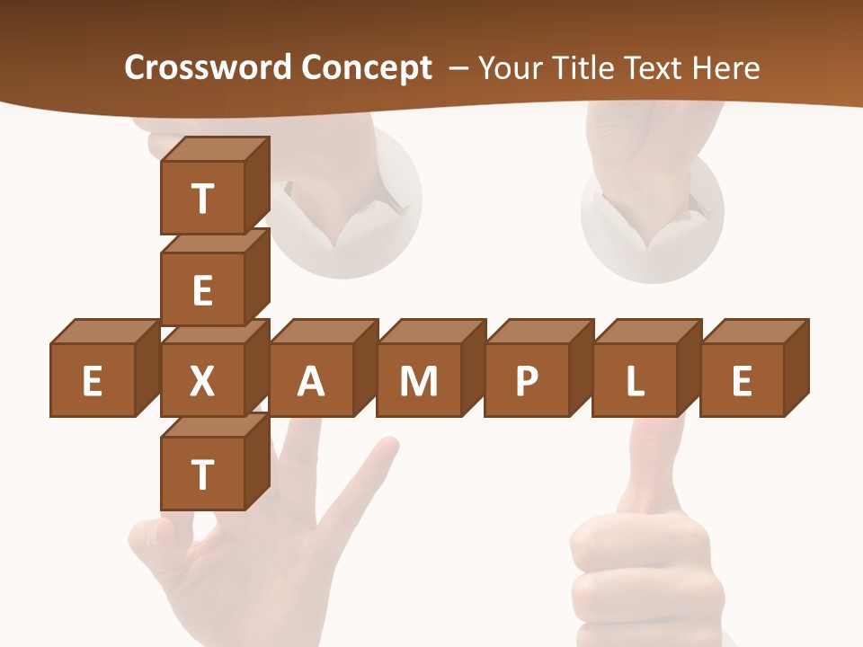 Caucasian People Three PowerPoint Template