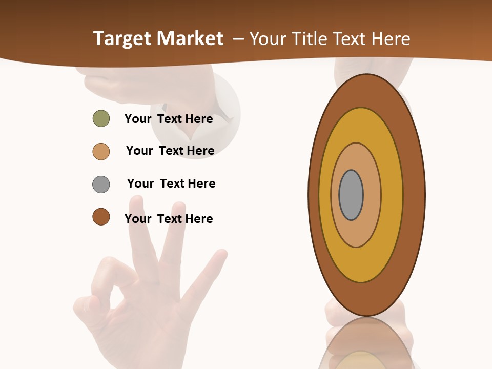 Caucasian People Three PowerPoint Template