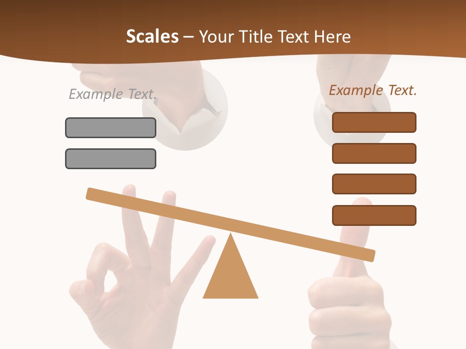 Caucasian People Three PowerPoint Template