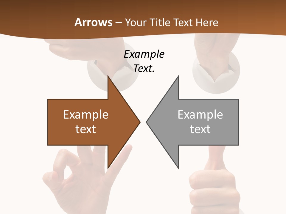 Caucasian People Three PowerPoint Template