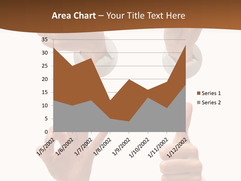 Caucasian People Three PowerPoint Template
