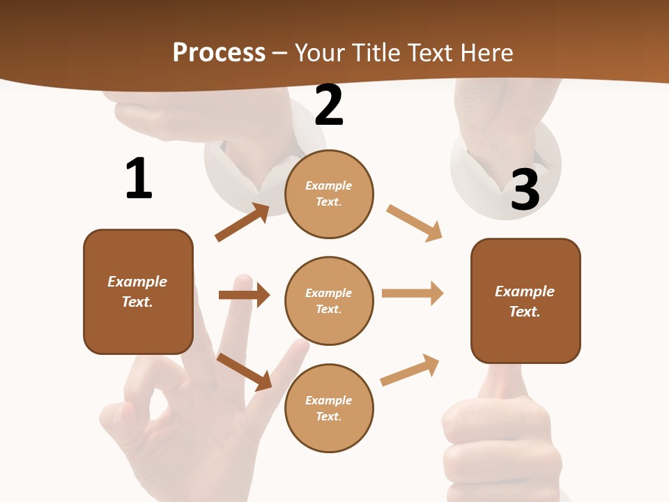 Caucasian People Three PowerPoint Template