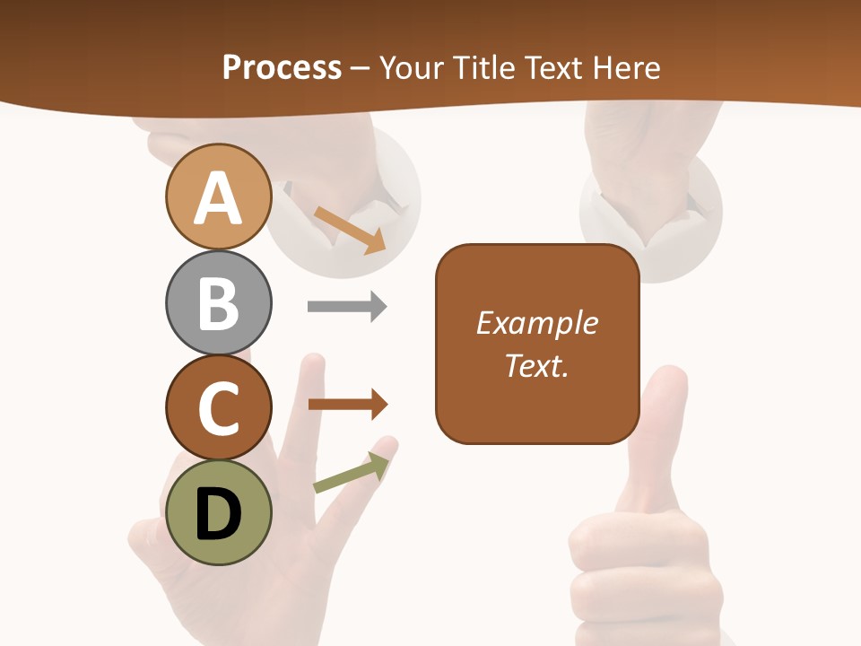 Caucasian People Three PowerPoint Template