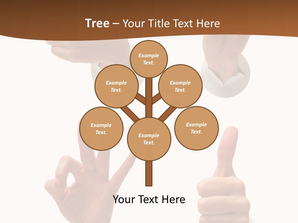 Caucasian People Three PowerPoint Template