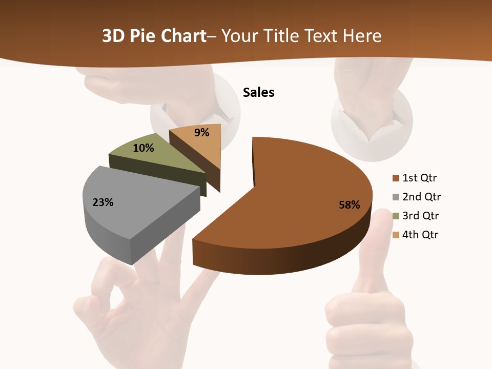 Caucasian People Three PowerPoint Template