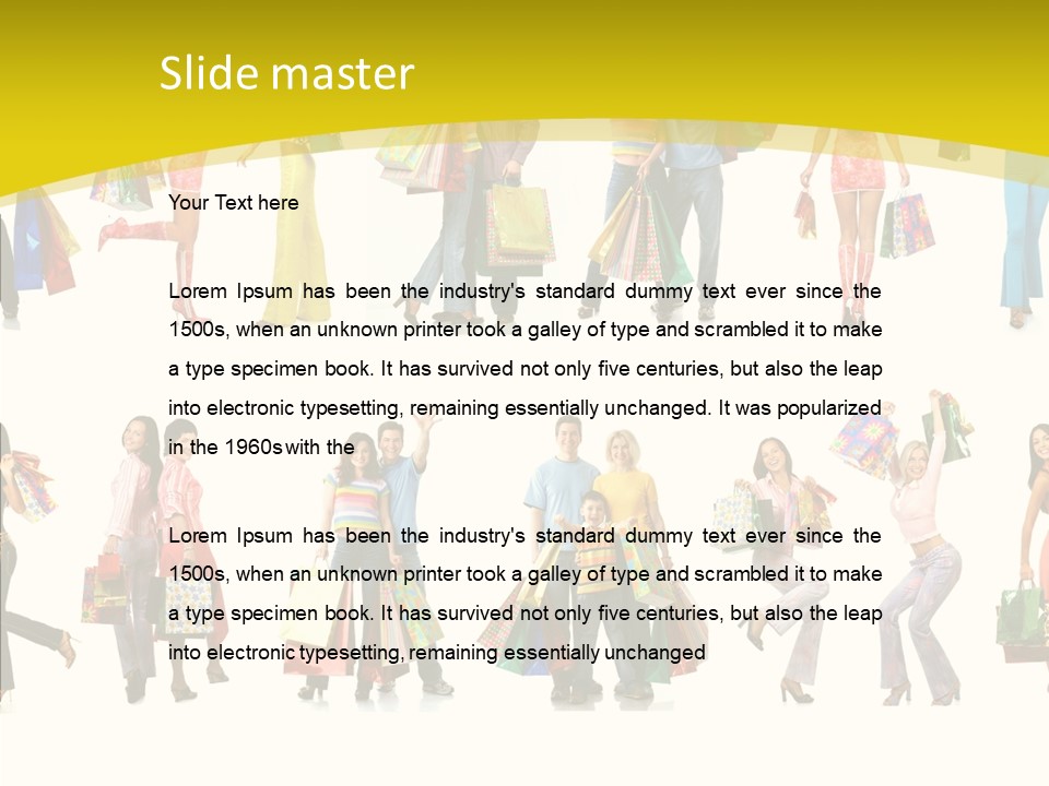 Children Isolate Beauty PowerPoint Template