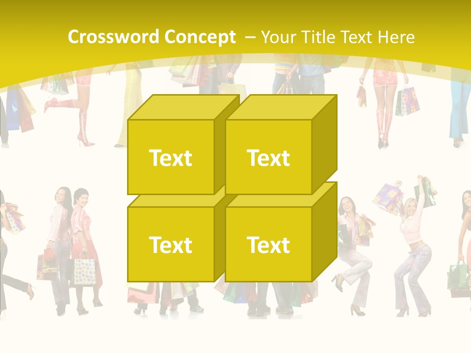 Children Isolate Beauty PowerPoint Template