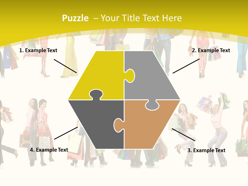 Children Isolate Beauty PowerPoint Template