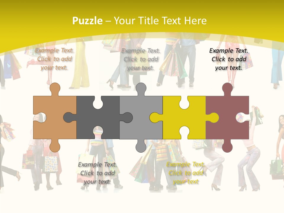 Children Isolate Beauty PowerPoint Template