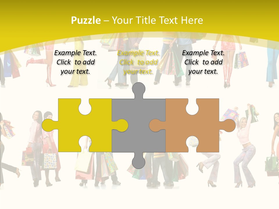 Children Isolate Beauty PowerPoint Template