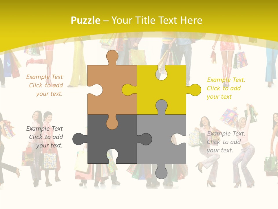 Children Isolate Beauty PowerPoint Template