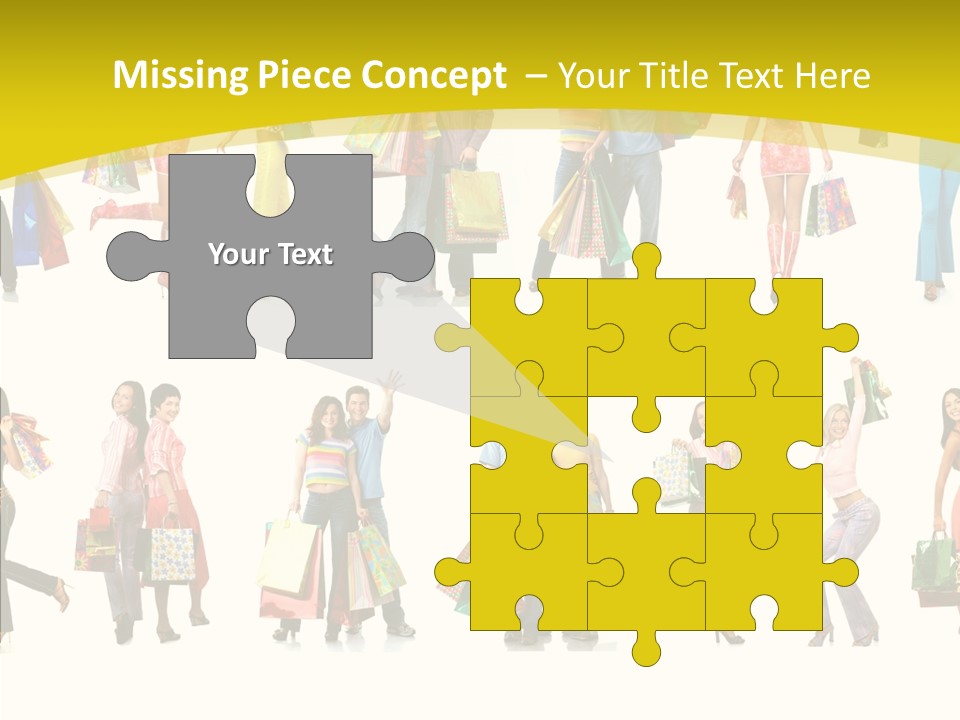 Children Isolate Beauty PowerPoint Template