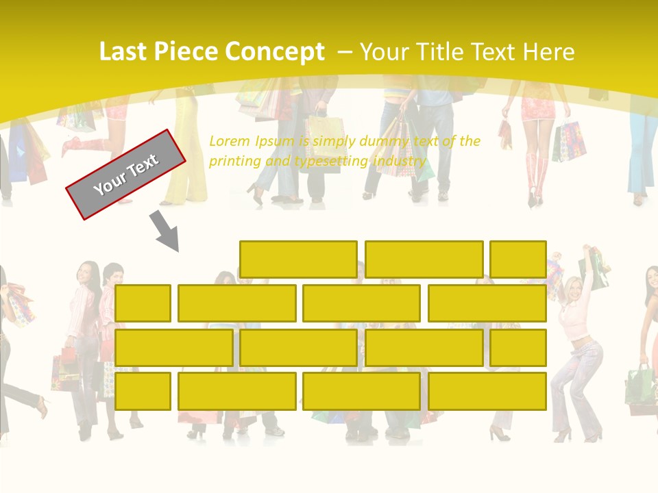 Children Isolate Beauty PowerPoint Template