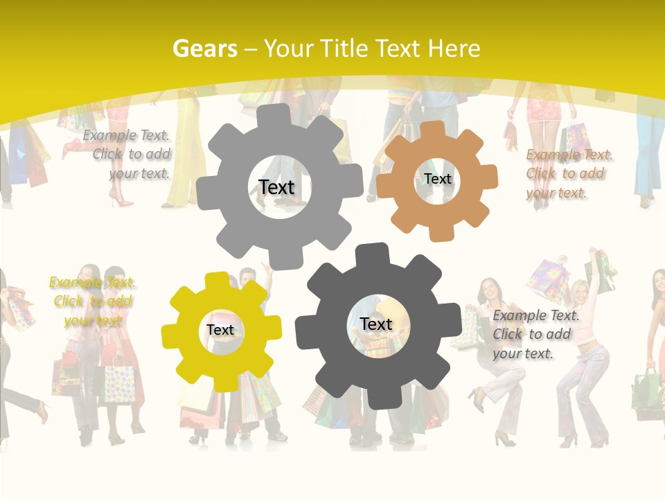 Children Isolate Beauty PowerPoint Template