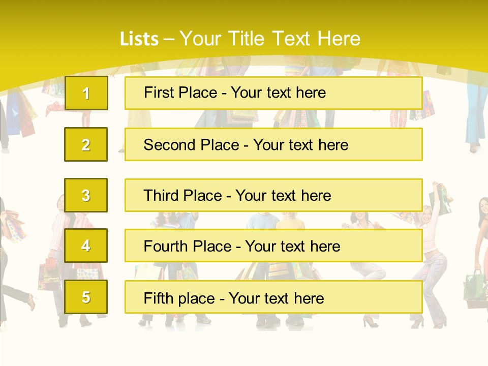 Children Isolate Beauty PowerPoint Template