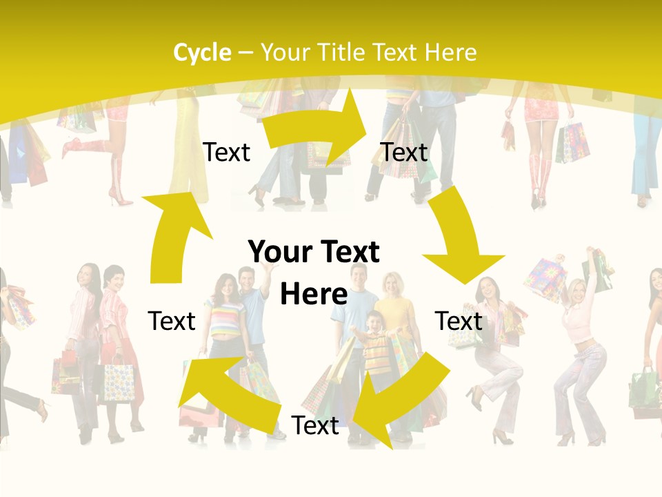 Children Isolate Beauty PowerPoint Template