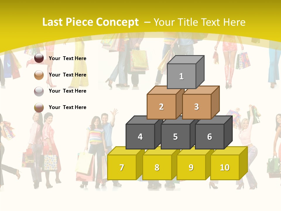 Children Isolate Beauty PowerPoint Template