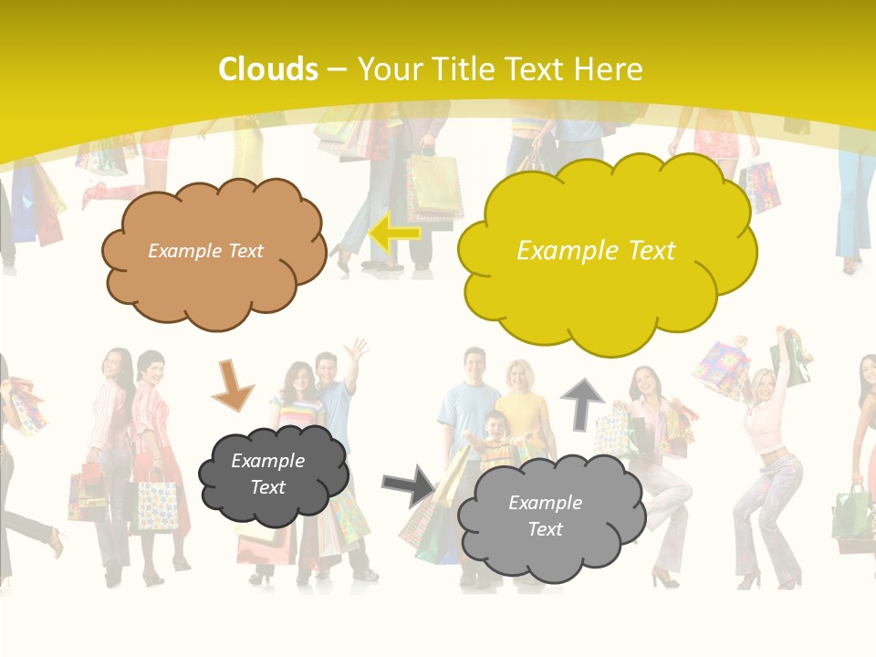 Children Isolate Beauty PowerPoint Template