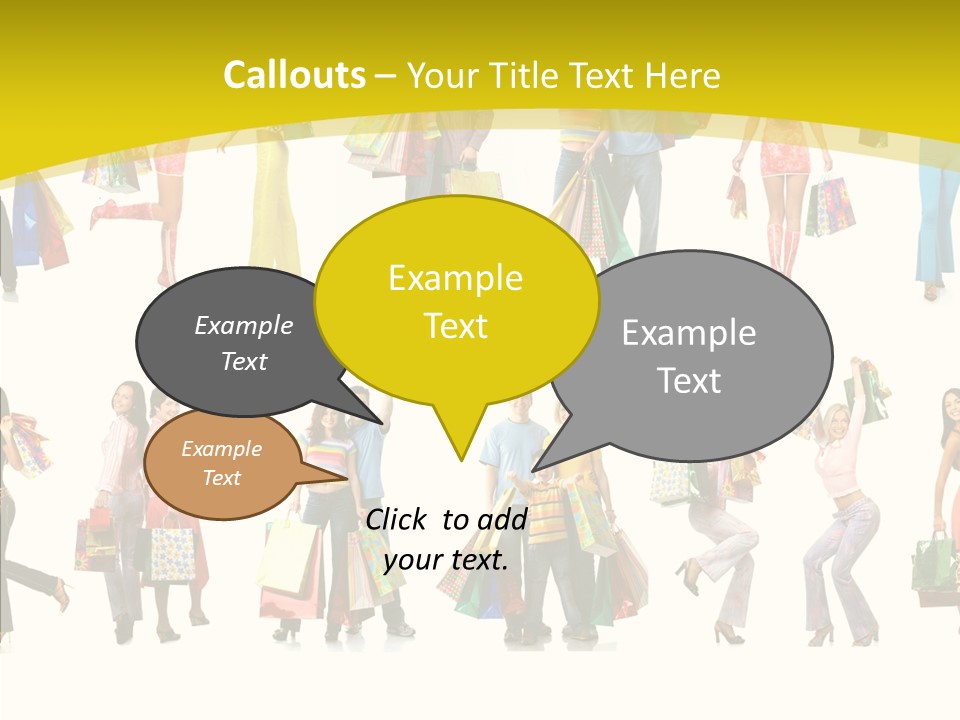 Children Isolate Beauty PowerPoint Template