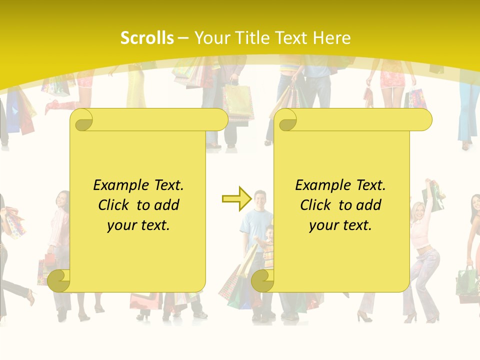 Children Isolate Beauty PowerPoint Template