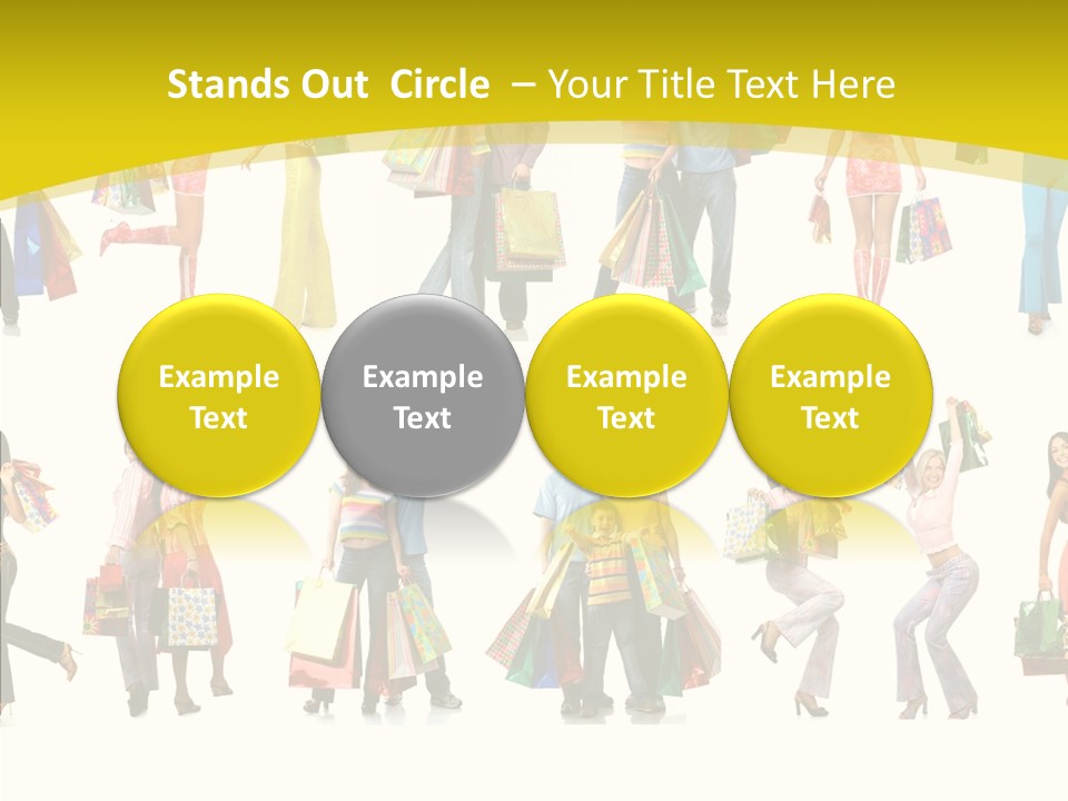 Children Isolate Beauty PowerPoint Template