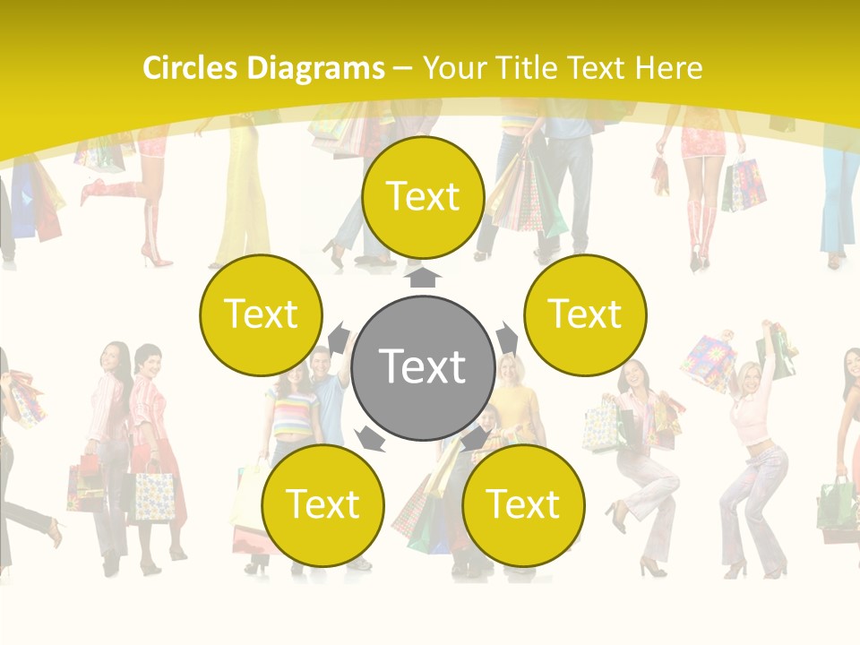 Children Isolate Beauty PowerPoint Template