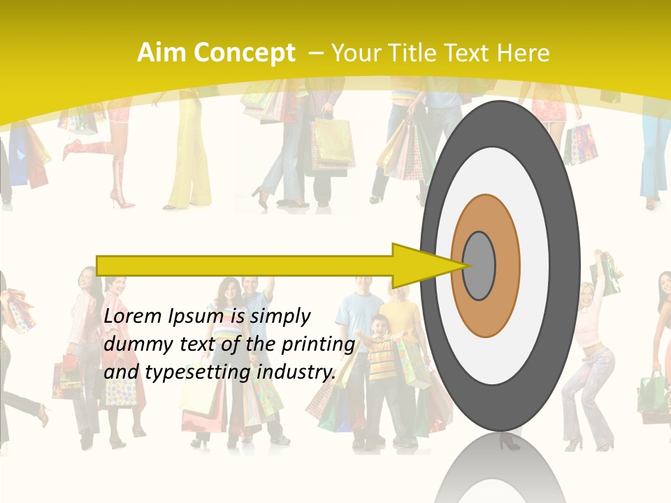 Children Isolate Beauty PowerPoint Template