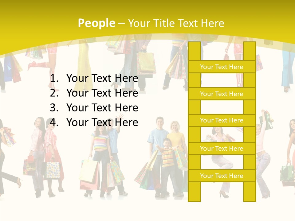 Children Isolate Beauty PowerPoint Template