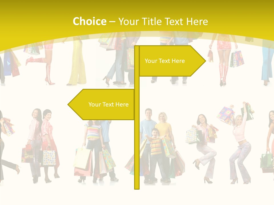 Children Isolate Beauty PowerPoint Template