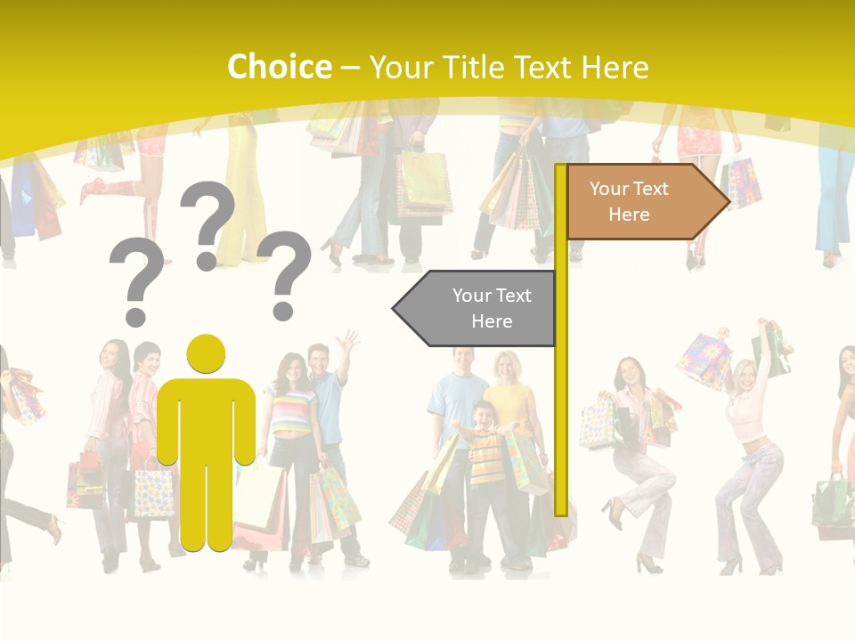 Children Isolate Beauty PowerPoint Template