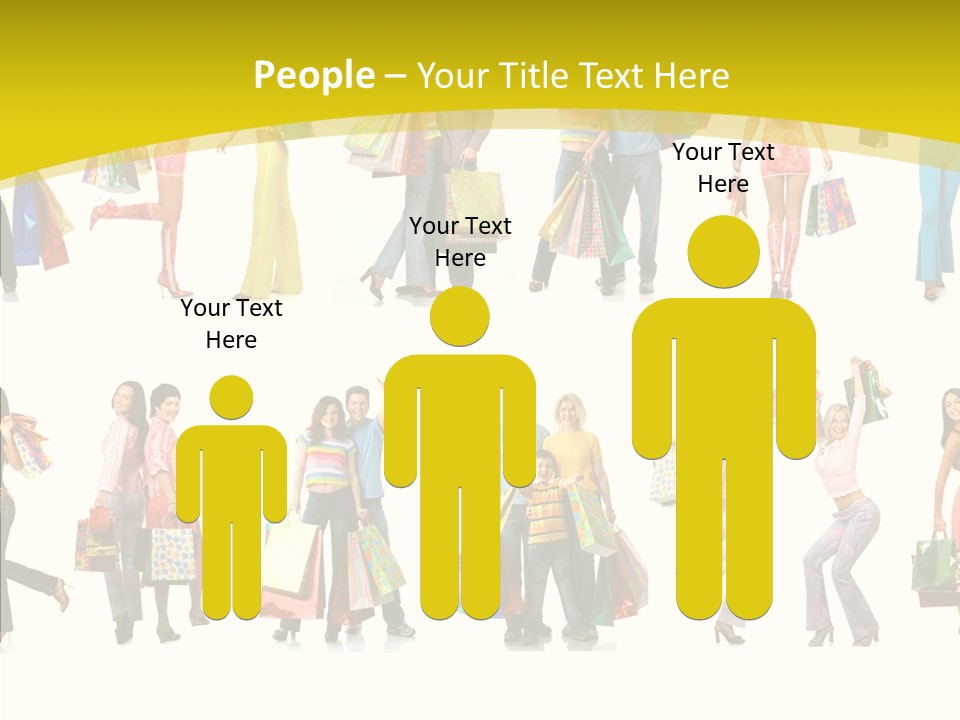 Children Isolate Beauty PowerPoint Template