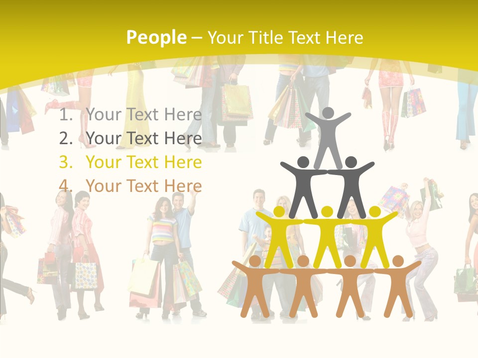 Children Isolate Beauty PowerPoint Template