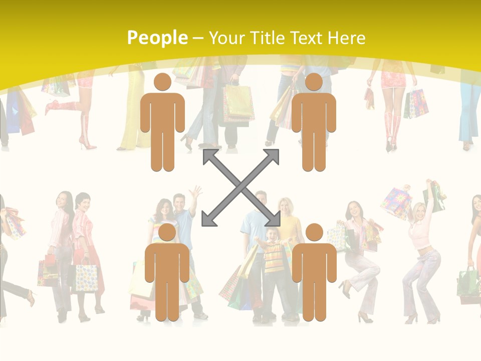 Children Isolate Beauty PowerPoint Template