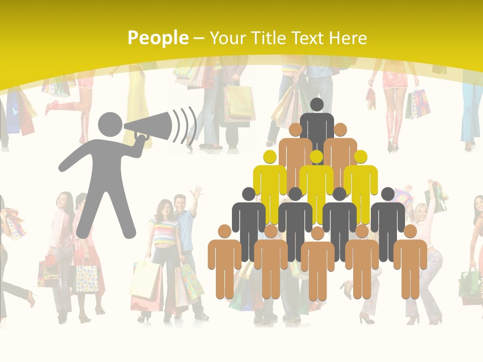 Children Isolate Beauty PowerPoint Template