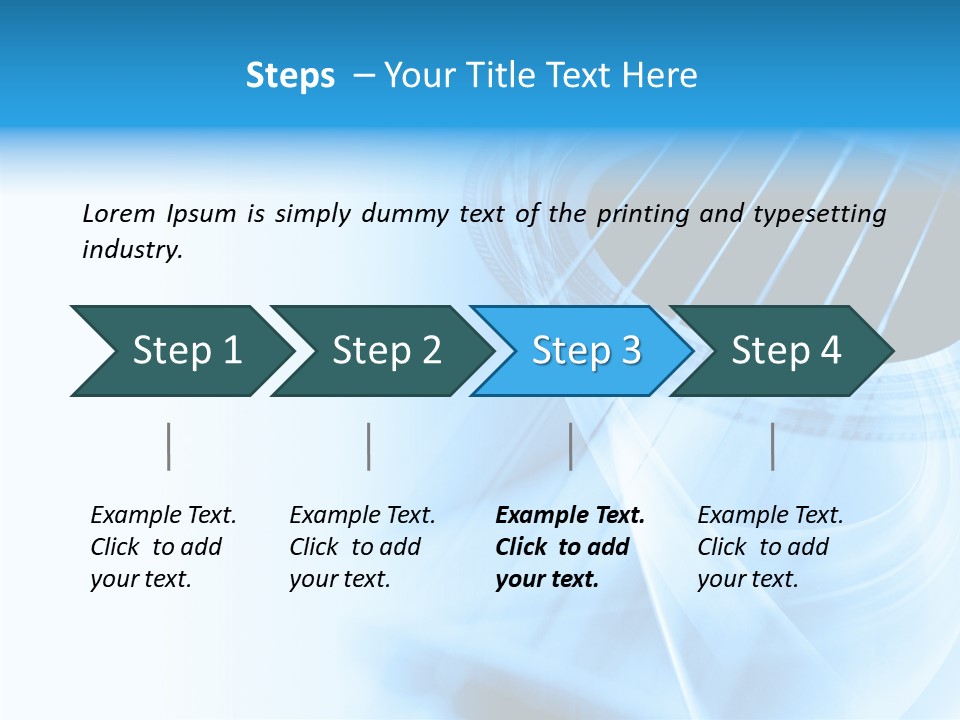Backdrop Background Blue PowerPoint Template