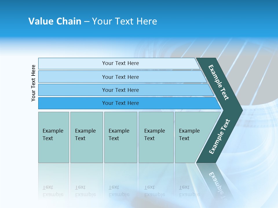 Backdrop Background Blue PowerPoint Template