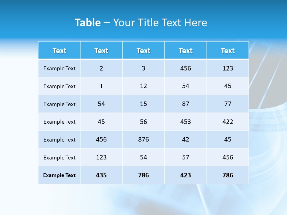 Backdrop Background Blue PowerPoint Template