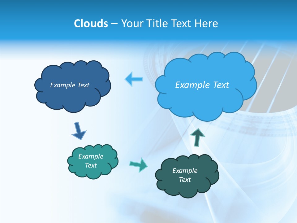Backdrop Background Blue PowerPoint Template