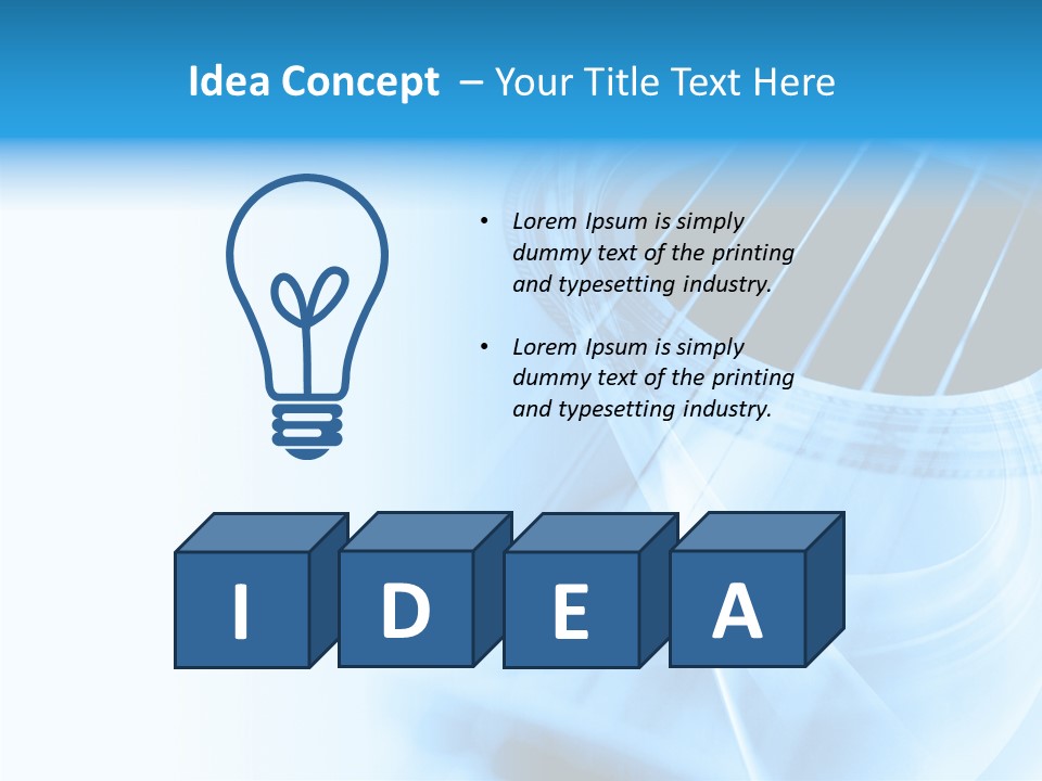 Backdrop Background Blue PowerPoint Template