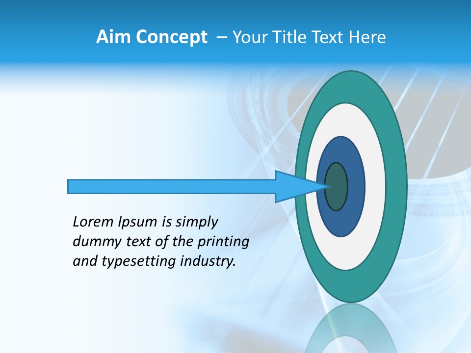 Backdrop Background Blue PowerPoint Template