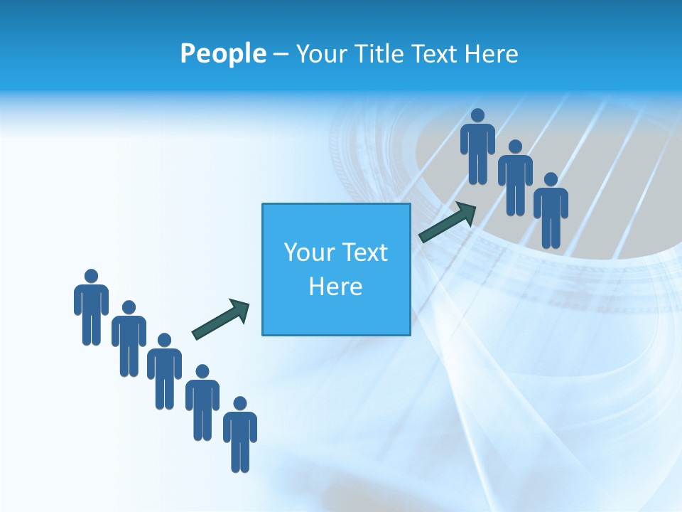 Backdrop Background Blue PowerPoint Template