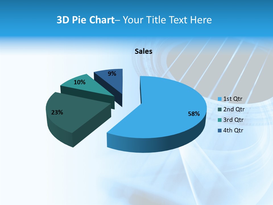 Backdrop Background Blue PowerPoint Template