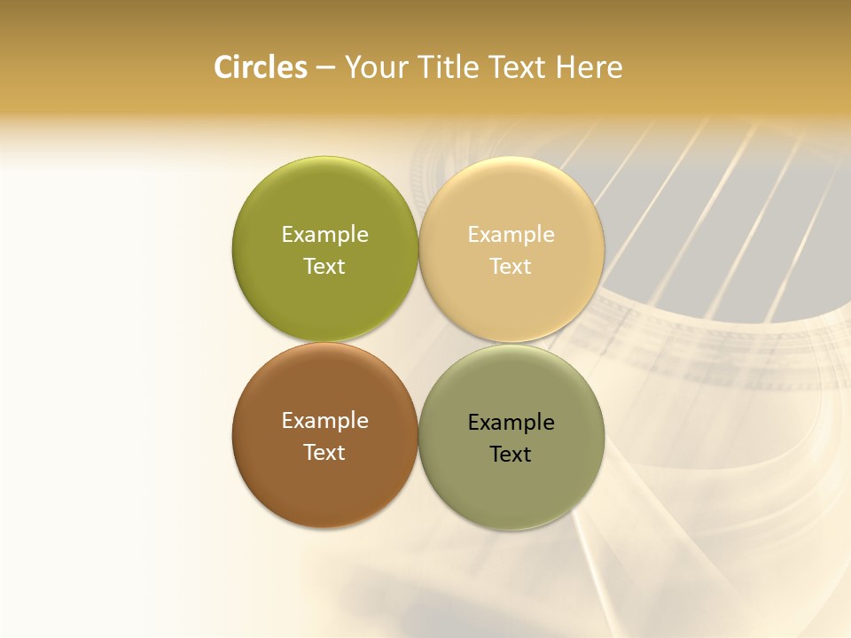 Guitar Water Digital PowerPoint Template