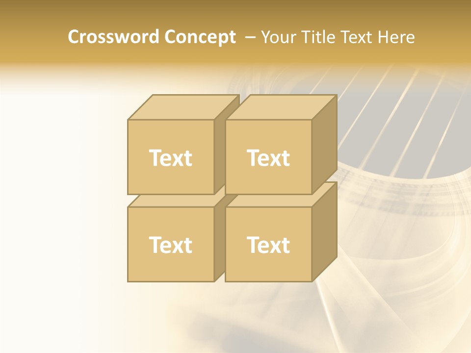 Guitar Water Digital PowerPoint Template