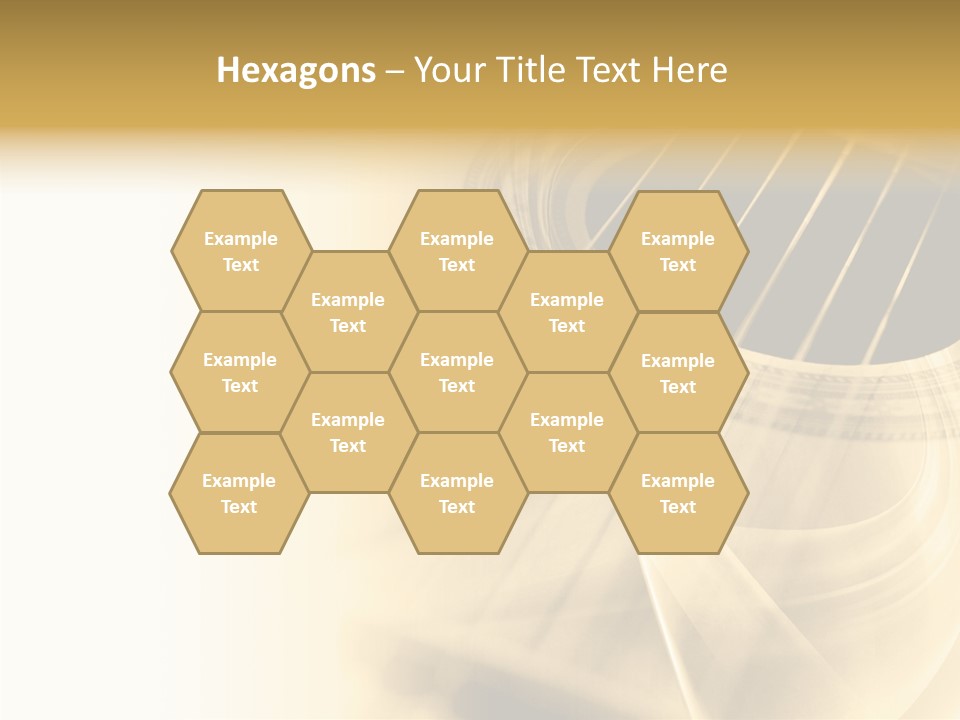 Guitar Water Digital PowerPoint Template