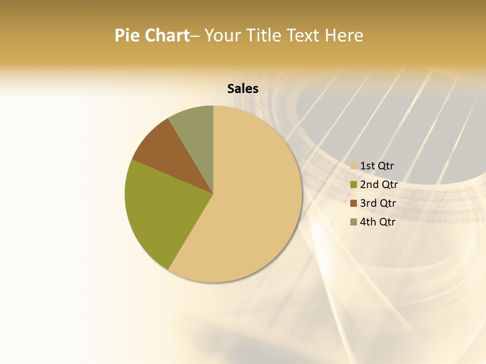 Guitar Water Digital PowerPoint Template