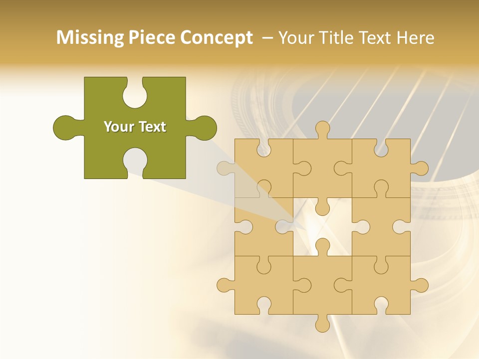 Guitar Water Digital PowerPoint Template