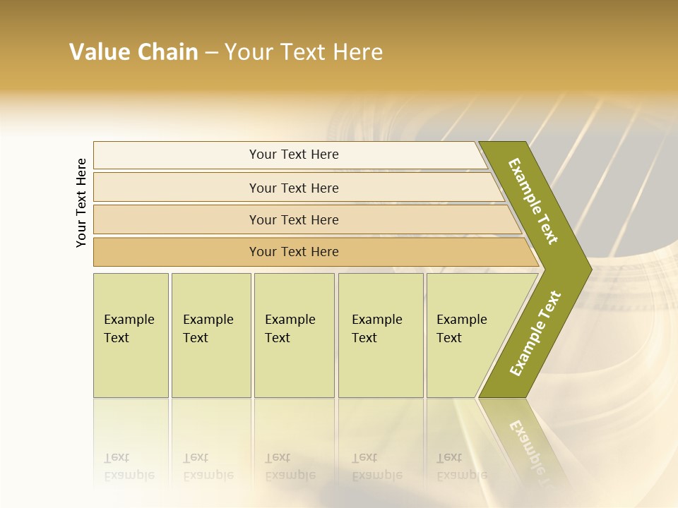 Guitar Water Digital PowerPoint Template
