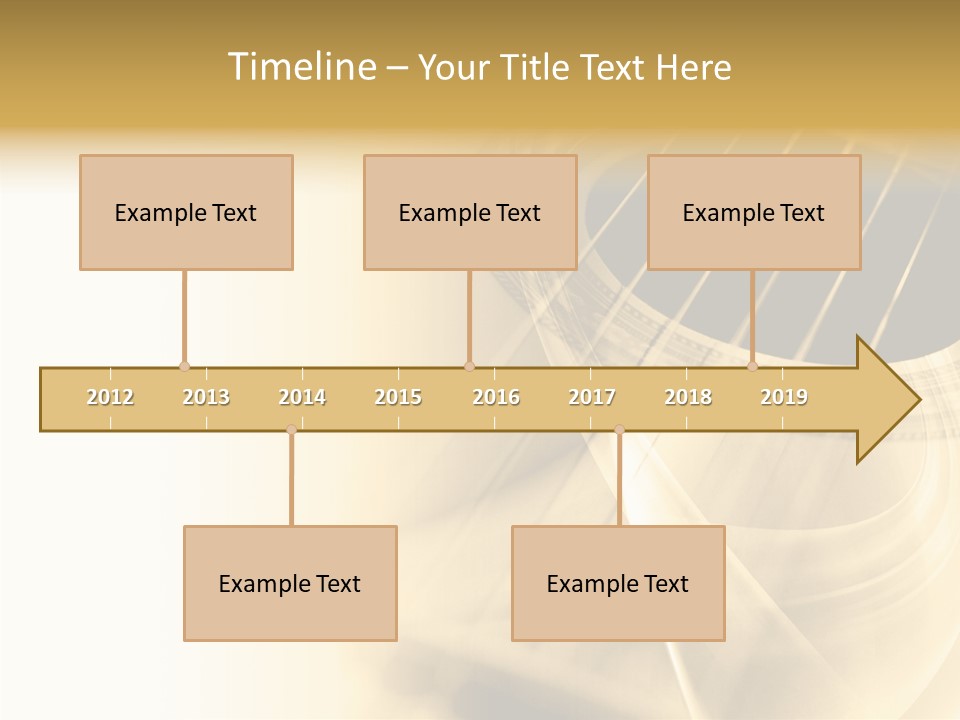 Guitar Water Digital PowerPoint Template